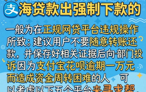 爱琴海贷款为何强制下款，罗列5个支付宝花呗逾期万元快速贷款app