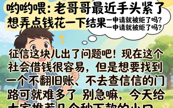 秒下款的小口子有哪些，归集五个真正不查征信的贷款口子