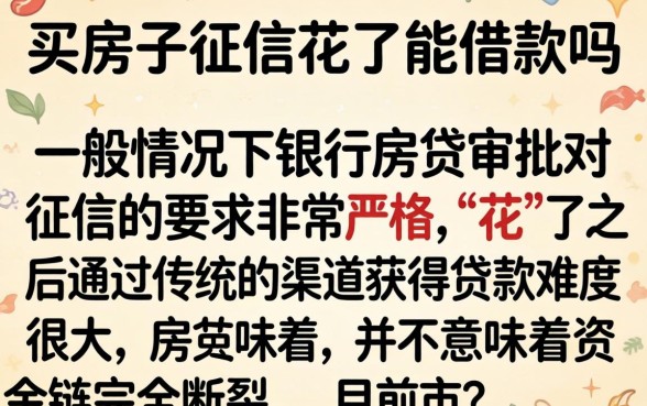 买房子征信花了能借款吗,罗列五个可以不看征信就能下款的软件