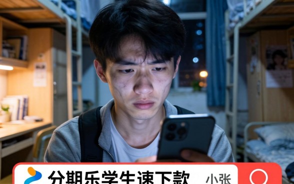 分期乐学生速下款，胪列五个黑户能下款的平台