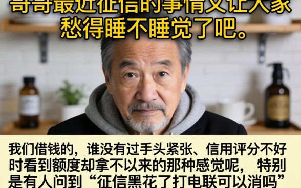 征信黑花了打电联可以消吗，筛选5个最新能下来钱的软件