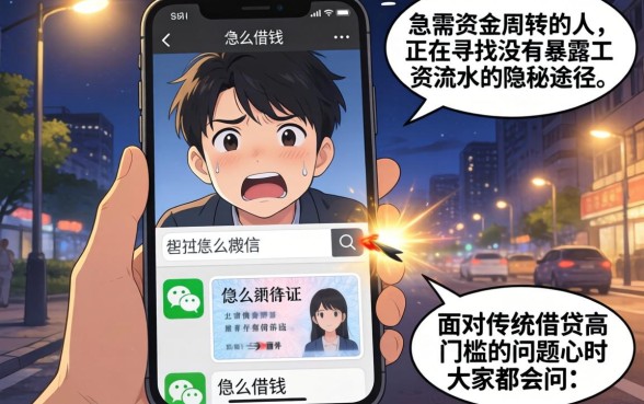 微信和身份证怎么借钱的，遴选五个不查流水的小额度贷款口子