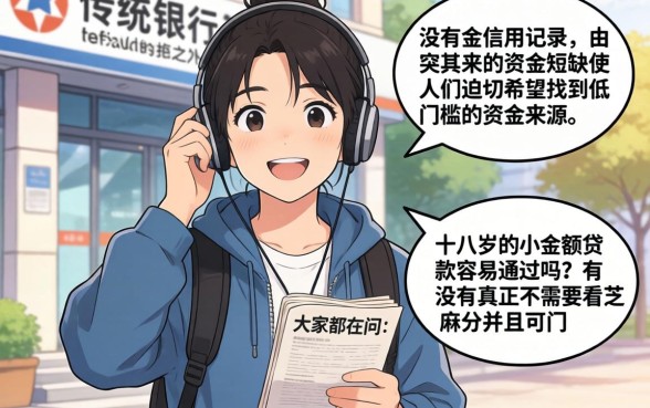 十八岁必过的小额贷款，精选五个金融创新秒下不要芝麻分的口子