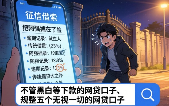 不论黑白等下款的网贷口子，规整五个无视一切的网贷口子