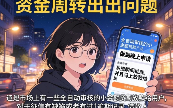 半夜可以秒下款的口子，陈列5个有逾期借款容易通过的平台