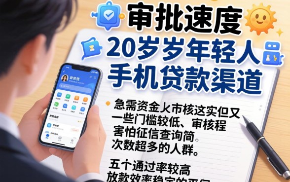 最快的手机贷款软件是哪个，筛选5个20岁可以借钱平台不查征信的平台