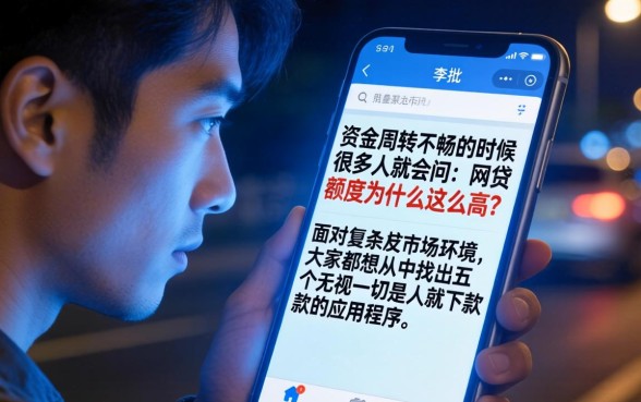 网贷额度怎么这么高，理出五个无视一切是人就下款app