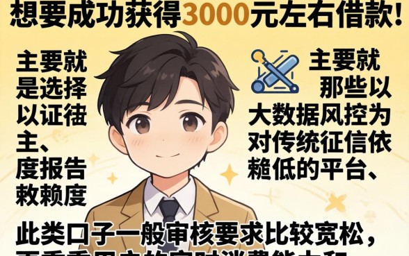 黑户能下3000的口子，详细阐述5个借款口子最容易下软件