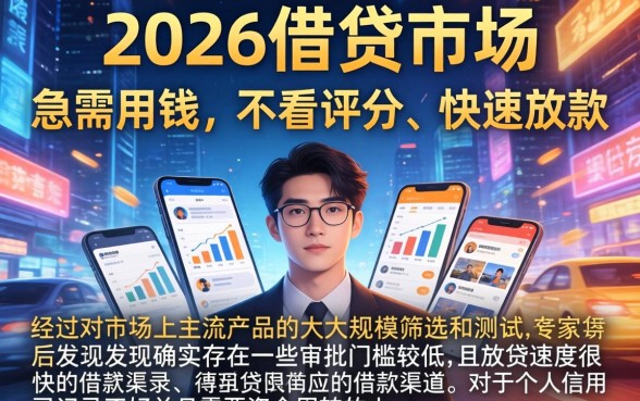 2026借贷平台哪个容易下款，深入剖析5个急用不求评分快借无忧的app