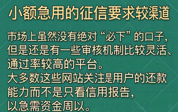 有没小额不查征信容易下的，倾情分享5个网贷黑口子必下款app