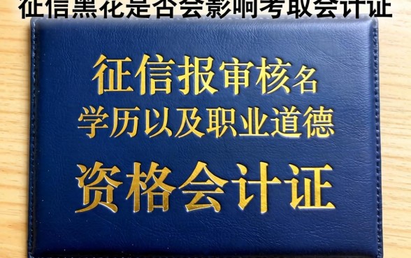 征信黑花了可以考会计证吗，胪列5个金融创新秒下不要芝麻分的软件