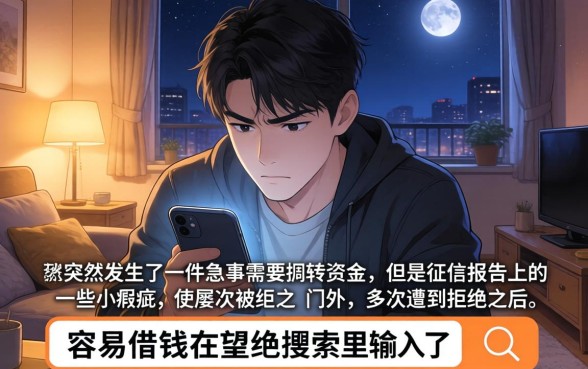 容易借钱有下款的没，规整五个急用小钱不求征信流水轻松贷的口子