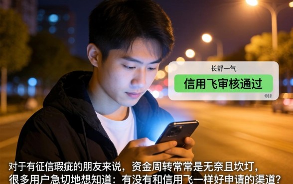 和信用飞一样好下款的口子,条列5个网贷黑户必下款的口子