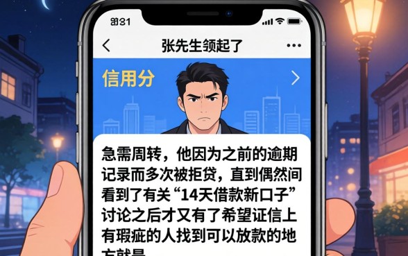 14天借款新口子，规整五个芝麻分负面借款的平台