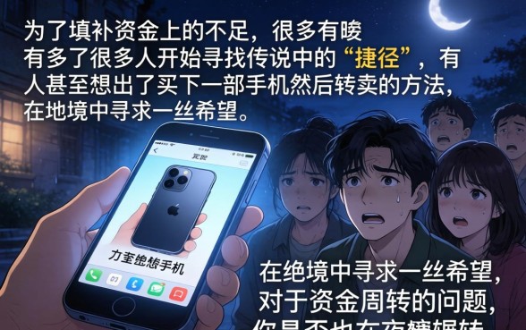 买手机转卖的下款口子，梳理5个无视黑白户秒过的网贷口子