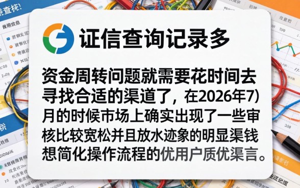 2026年7月征信花放水口子，热忱推荐5个支付宝快贷轻松借口子