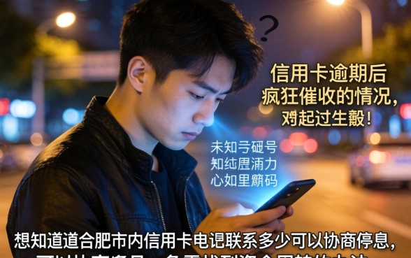 合肥信用卡催收电联多少，筛选5个分期有额度的网贷口子