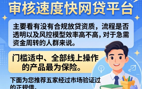 哪些平台可以正规网贷借钱，深入剖析5个审贷口子审核加快的软件