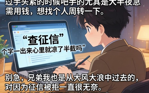 征信不好半夜能下款的口子，归集五个无视征信大数据当前逾期下款的口子