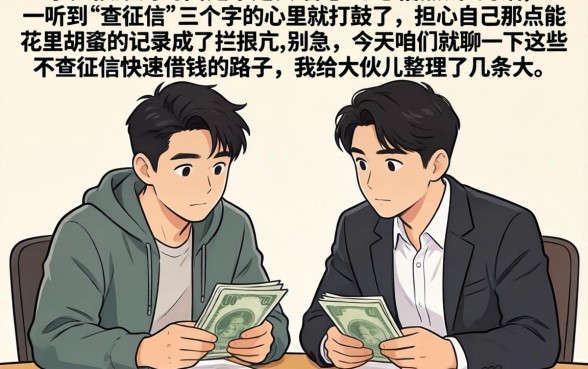 不查征信快速借款，热忱推荐5个无视黑户秒下款的口子