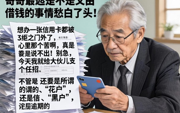 征信花了逾期怎么办卡,胪列5个无视逾期大数据花户黑户平台