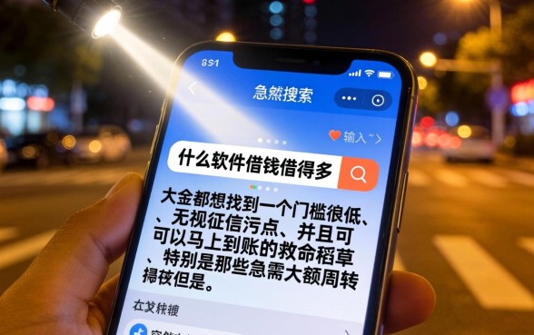 什么软件借钱借的多,诚意推荐五个714无视逾期秒下的平台