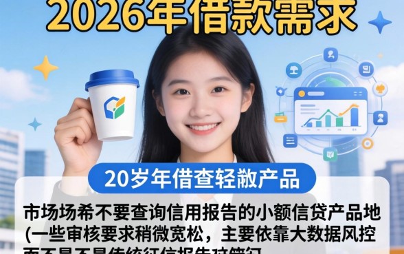 2026能下款的小口子,详尽说明5个20岁可以借钱平台不查征信的平台
