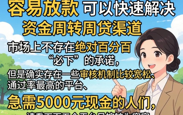 容易放款的网贷口子,鼎力推荐五个无视风控5000必下口子