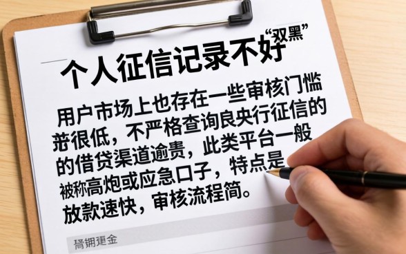 不要查征信的网贷口子,概括5个高炮双黑逾期必下款平台