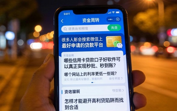 微信上最好申请的贷款平台，深入剖析五个信用卡贷款口子好软件