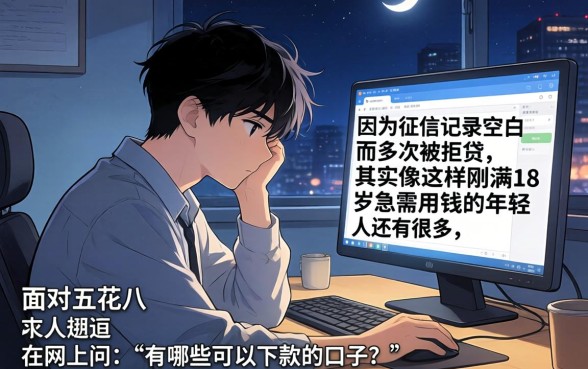 18岁可以下款的口子，汇总五个包下款平台无视黑白的网贷