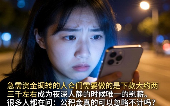 下款快两三千的口子，条列5个有公积金无视一切的口子