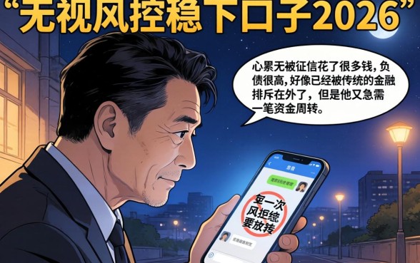 无视风控稳下的口子2026,枚举5个黑户可以做大额贷款口子