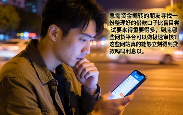 整理好的借款口子，归纳五个极速审核的网贷口子