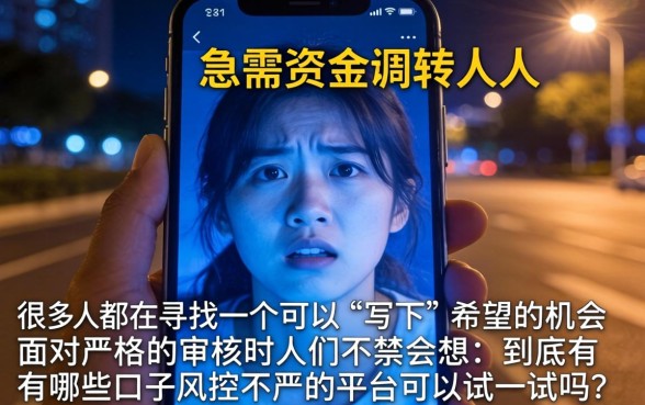 口子写出带有下列笔画的字,罗列5个网贷口子风控不严的平台