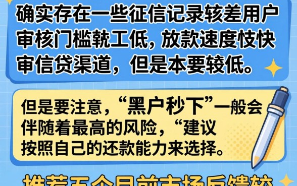 大学生秒下的口子,鼎力推荐五个黑户可以下的贷款软件