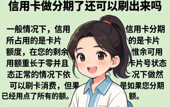 信用卡做分期了还能刷出来吗，甄选5个不审核夜间直接放款的网贷平台