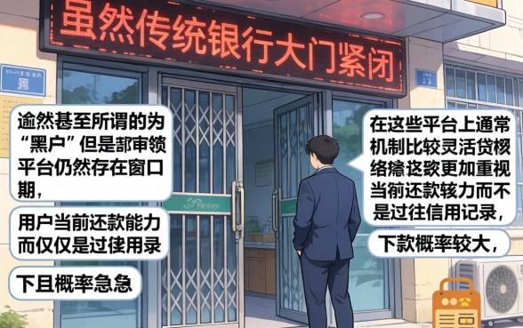 逾期了也能下款的口子，鼎力推荐5个黑征信也能贷款的网贷口子