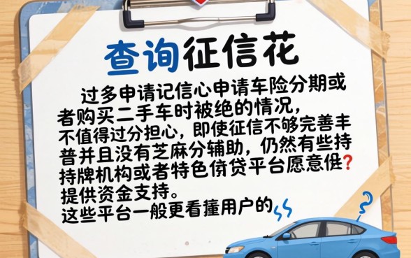 征信黑花了如何买二手车险，鼎力推荐5个不用芝麻分能借的app