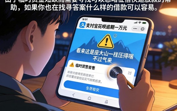 有什么借款容易下的口子，陈列5个支付宝花呗逾期万元快速贷款口子