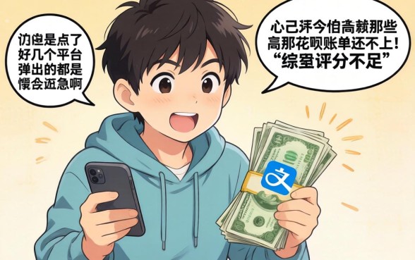 征信花了怎么还花呗分期，理出五个新号易贷速审秒下款平台