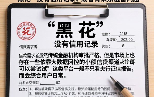 黑花了白户借款呆账口子，概括5个不看征信负债的网贷百分百下款口子