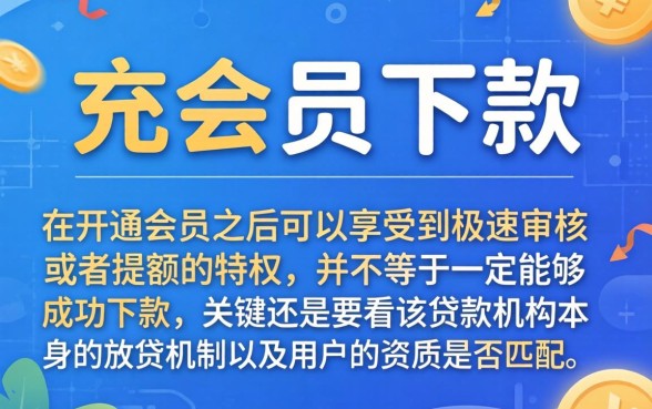 充会员下款的口子,罗列5个714无视逾期秒下的软件
