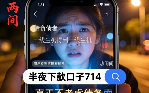 半夜下款的714口子,热忱推荐5个无视负债快速下款长期网贷的口子