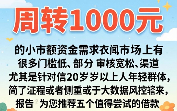 哪里可以借1000块平台，深入剖析5个20岁可以借钱平台不查征信的平台