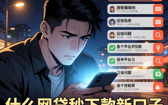 什么网贷秒下款新口子,揭秘5个无视黑白征信的网贷