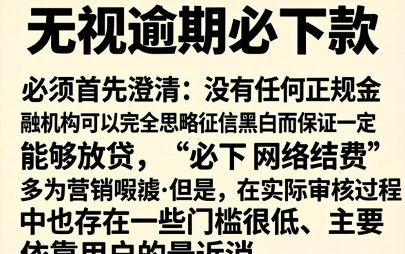 小额贷款无视各种逾期的口子，鼎力推荐5个黑户贷款的口子必下app