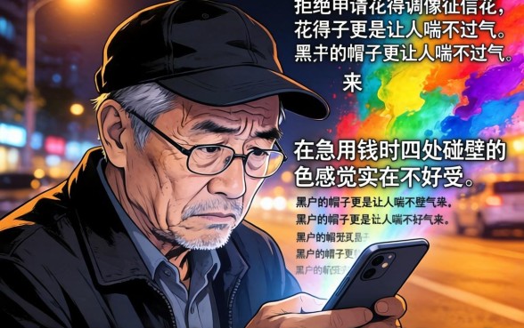 无视黑白分期口子来袭，枚举5个征信花居然都下款了的口子