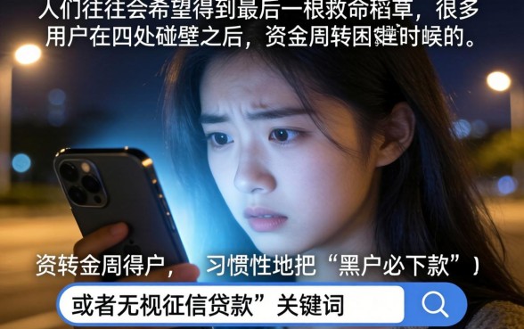 在众多贷款产品中，概览5个无视黑白无视征信申请就下款的软件