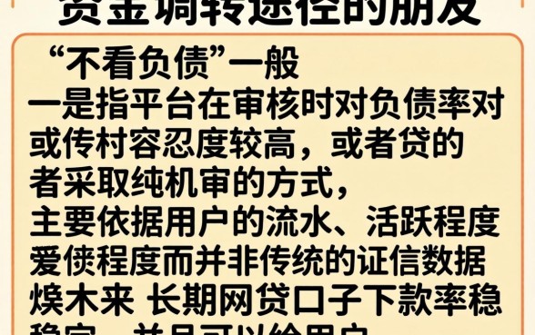 有什么下款的口子，归纳五个不看负债的长期网贷app